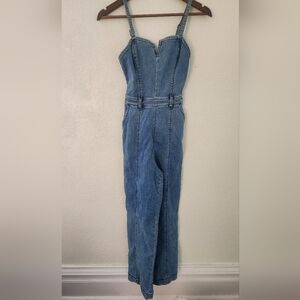 Hollister jumpsuit regular size small blue
